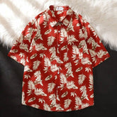 Hawaii Ice Silk Beach Printed Shirt